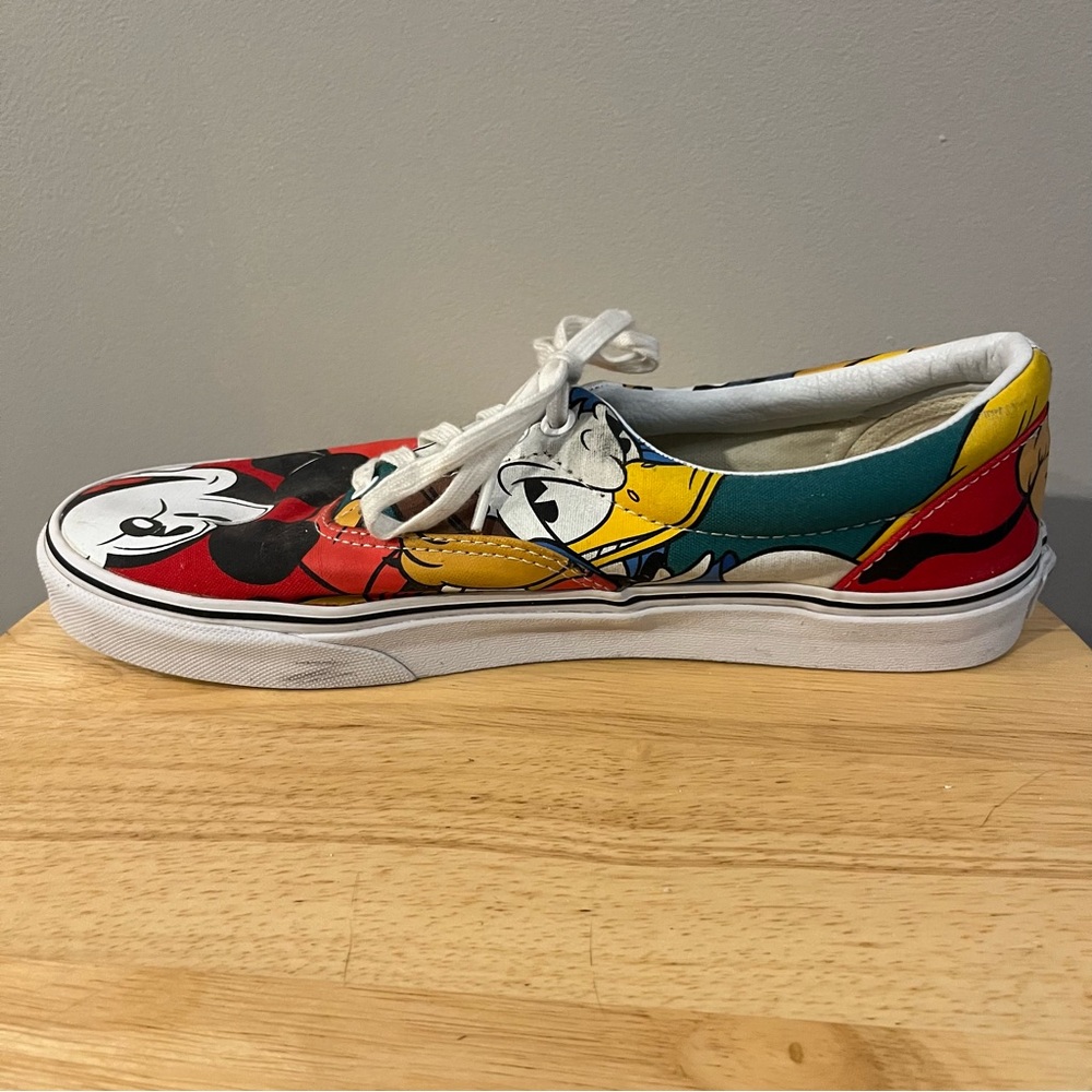 Vans X Disney Mickey & Friends Low Top Sneakers Shoes Adult Mens 10 Wom… - Picture 11 of 13
